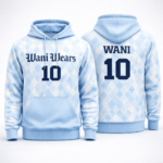 Custom soccer hoodie and jersey set sublimated teamwear with logo and number for sports clubs and bulk orders