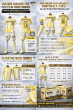 Custom Sublimation Soccer Uniform | Premium Team Football Kits Manufacturer & Supplier by wani wears - Image 3