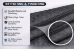 Double reinforced stitching sportswear by Wani Wears featuring clean edge finishing, durable seams, and no deformation after wash for custom athletic uniforms and bulk team apparel