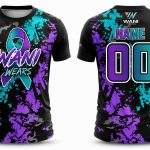 Sublimated baseball jersey fabric close up moisture wicking material