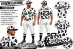 baseball Full button jersey - Image 4