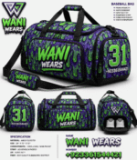 Custom Sublimated Sports Duffel Bag – Private Label OEM/ODM (WANI WEARS) - Image 3