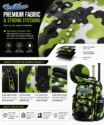 Custom Baseball Bag Manufacturer | Premium Camo Baseball Backpack OEM ODM Private Label - Image 2