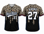baseball full button jersey