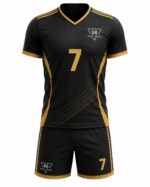 Custom Volleyball Uniform Product Details Infographic – Premium Sublimated Volleyball Jersey & Shorts with Breathable Fabric, Moisture-Wicking Technology, Reinforced Stitching, OEM & Private Label Manufacturing by WANI WEAR.