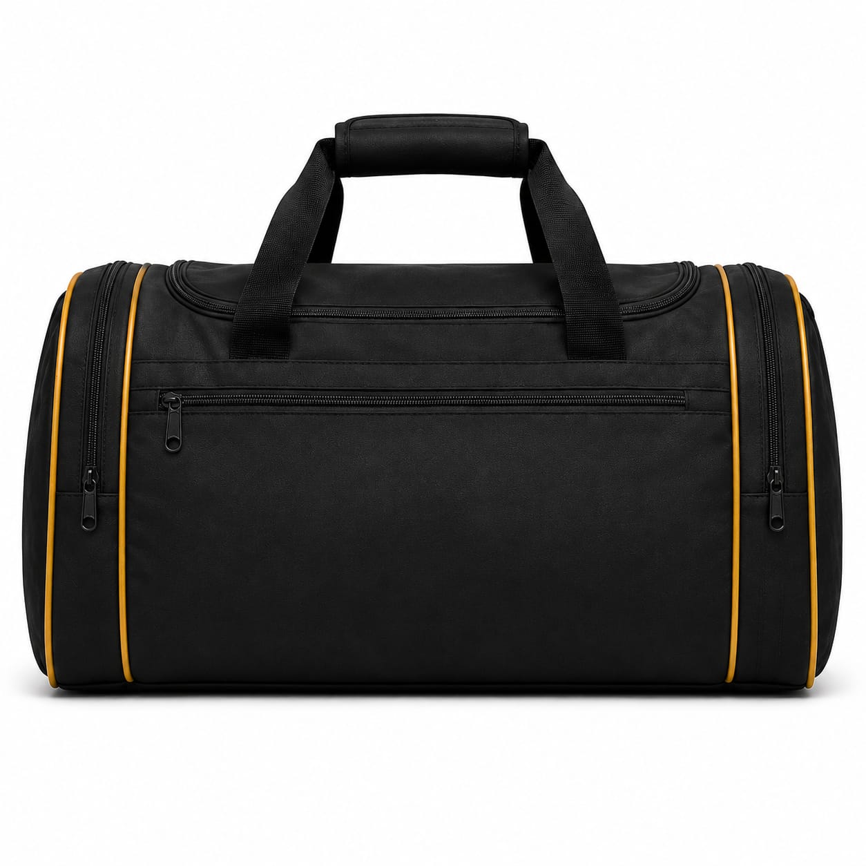 Custom football duffel bag front view Wani Wears power in the pride design