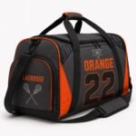 Wholesale lacrosse gear bag with custom team number and logo