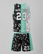 Custom Sublimated Basketball Uniform Set – OEM Jersey and Shorts Manufacturer - Image 5