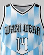 Breathable mesh basketball jersey fabric close-up