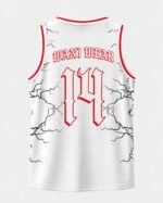 Custom Basketball Uniform Set – White Lightning Crack - Image 2