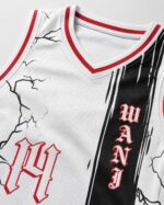 Custom Basketball Uniform Set – White Lightning Crack - Image 3