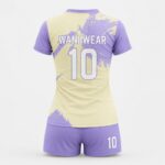 Back view of women volleyball uniform with player number 10