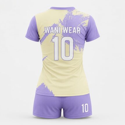Back view of women volleyball uniform with player number 10