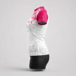 Side view of custom women’s volleyball uniform