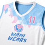 Custom women’s volleyball uniform fabric stitching and performance features