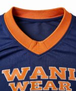 Custom Ice Hockey Jersey stitching close up