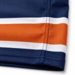 Custom Ice Hockey Jersey navy orange team design