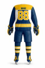 Custom Ice Hockey Uniform Set personalized back view