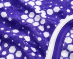 Custom full button baseball jersey fabric texture close-up
