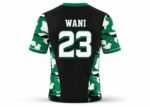 Custom Baseball Jerseys back view with player name and number 23