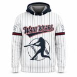 Wholesale custom baseball team hoodie front design