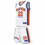 White Custom Basketball Uniform Set – Jersey and Shorts - Image 4