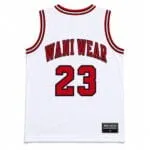 Custom White Mesh Basketball Jersey – Personalized Team Uniform - Image 2