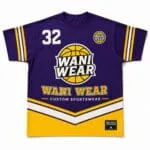 Custom sublimated basketball shooting shirt front view