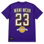 Custom short sleeve basketball jersey back view with player number