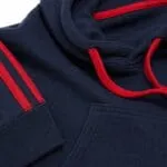 Personalized basketball hoodie back view with Wani Wear basketball graphic