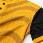 Breathable sublimated baseball jersey fabric and reinforced stitching
