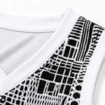 Private-label basketball jersey with custom team name and number
