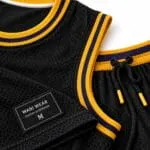 Private-label mesh basketball uniform fabric and trim