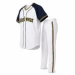 Side view of custom baseball jersey and pants for teams and clubs