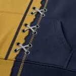 Custom baseball hoodie reinforced stitching quality