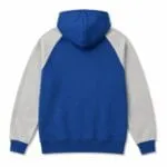 Custom baseball hoodie manufacturer back view