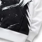 Reinforced stitching and kangaroo pocket on baseball team hoodie