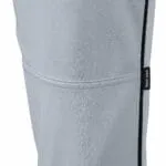 Custom baseball pants reinforced knee stitching close-up
