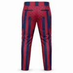 Custom team baseball pants back view with pockets