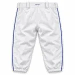 Wholesale baseball knickers with reinforced knees back view