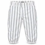 Premium custom baseball knickers with navy pinstripes