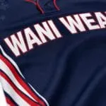 Reinforced stitching on custom sublimated baseball uniform