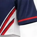 Breathable performance fabric on custom baseball uniform