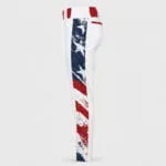 Custom team baseball pants with patriotic side panel