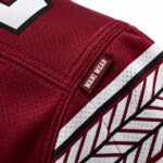 Reinforced stitching and Wani Wear private-label football jersey