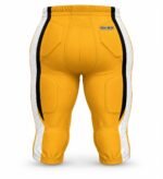 Custom integrated American football pants back view