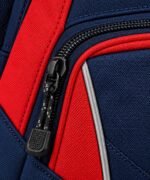Custom baseball bat bag heavy-duty zipper with paracord puller and reflective piping